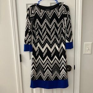Chevron dress women’s size 6